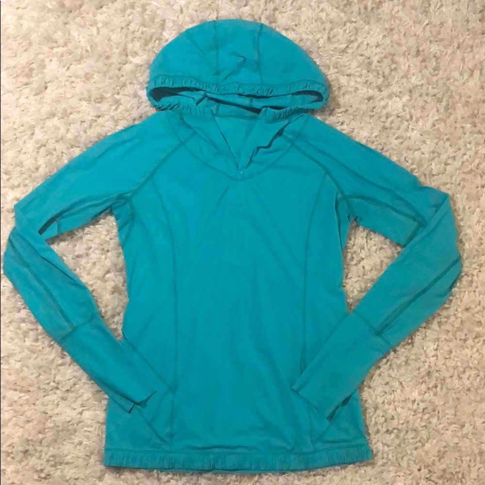 Lululemon Teal Water Resistant Pullover - image 4